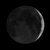 Waxing Crescent, Moon at 4 days in cycle