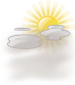 Mostly clear with patches of light fog Mostly clear with patches of light fog