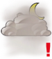 Mostly cloudy with heavy fog Mostly cloudy with heavy fog