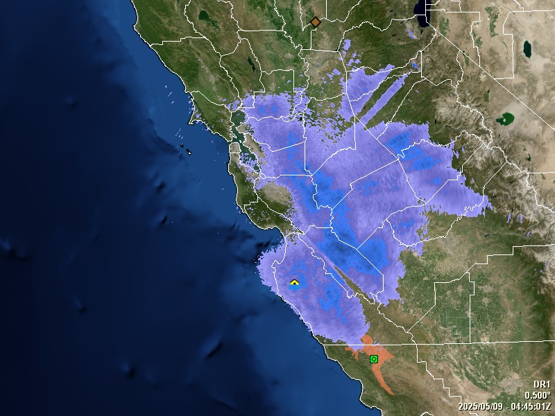 GRLevel3 radar from NWS station KMUX