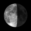 Waning Crescent, Moon at 22 days in cycle