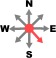 Wind from SE Wind from SE