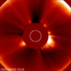 Latest LASCO C2 image of the Sun