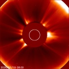 Latest LASCO C2 image of the Sun