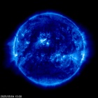 Click for time-lapse image of the sun