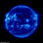 Click for time-lapse image of the sun