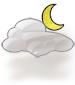 Partly cloudy with patches of light fog Partly cloudy with patches of light fog