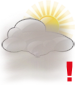 Partly cloudy with moderate fog Partly cloudy with moderate fog